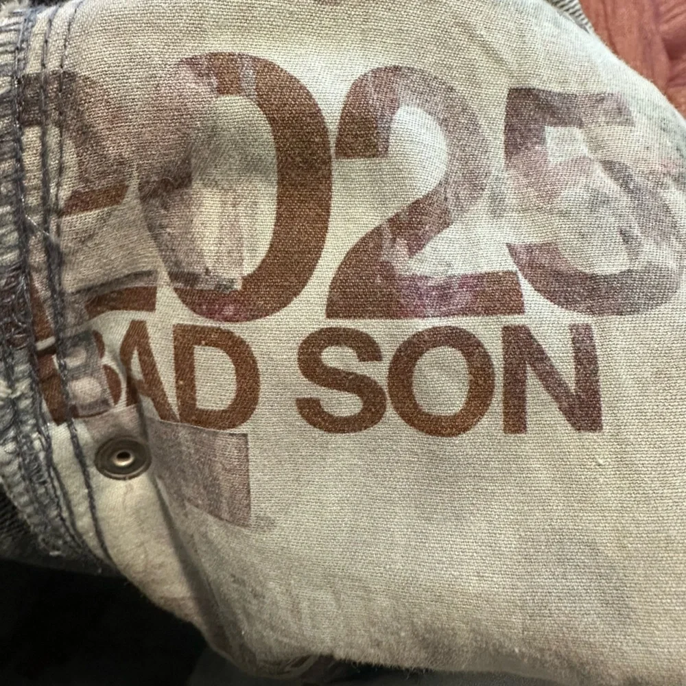 Bad Son CHERRY BLOSSOM DENIM PANTS JEANS Size Small NWT - Picture 10 of 10